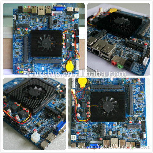Integrated intel celeron Baytrial J1900 mainboard With DDR3L 2gb ram/32gb SSD onboard